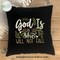 God is With in Her Embroidered Pillow Cover product 1